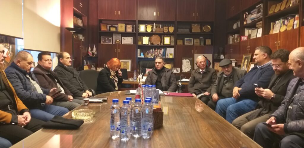 متابعة أزمة النفايات في الشمال والمواد الكيميائية الخطرة الموجودة في منشآت النفط في طرابلس