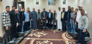 حركة “فتح” تزور دارة المرحوم المختار قاسم محمد سيف في وادي النحلة