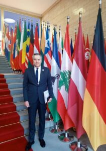 شارك سعادة سفير لبنان الدكتور مصطفى أديب في ألمانيا في أعمال المؤتمر الوزاري لشؤون حفظ السلام الذي ينعقد في برلين يومي١٣ و١٤ ﺃيار٢٠٢٥