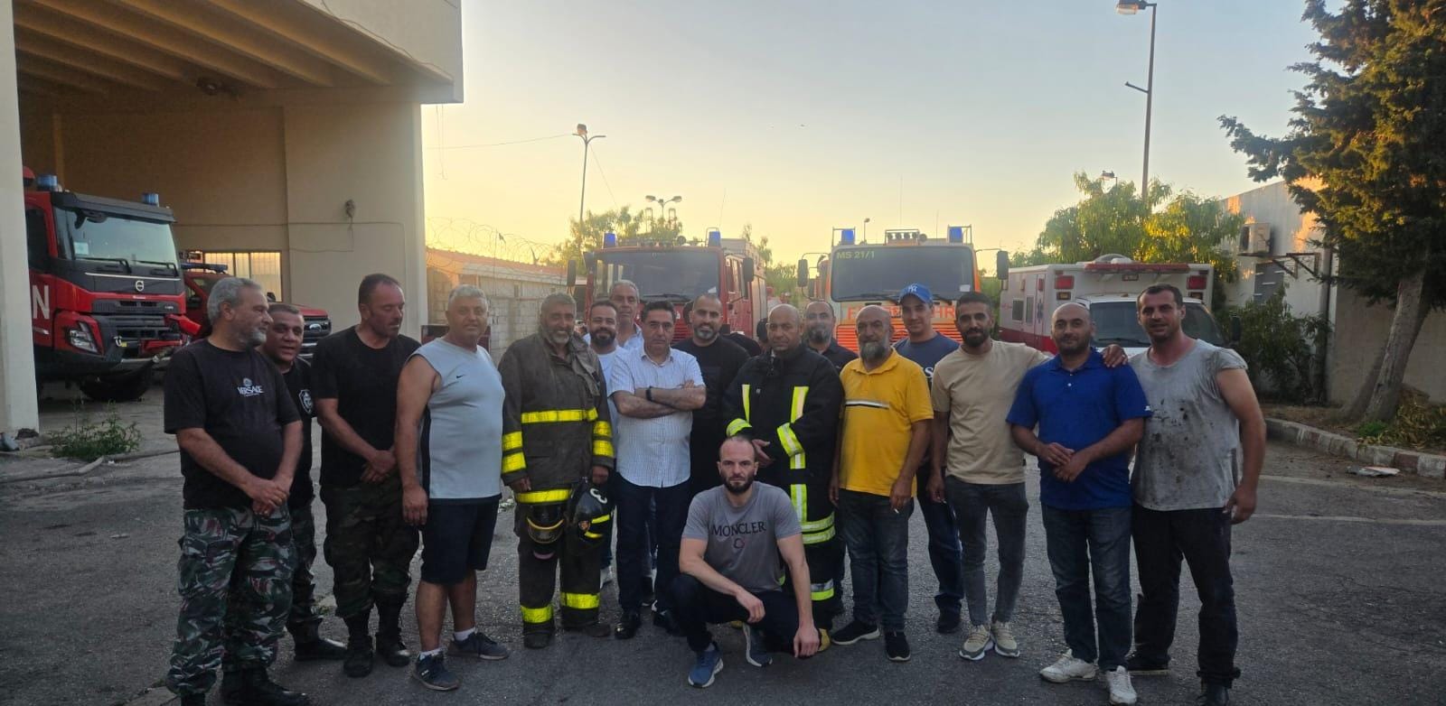 بيان صادر عن فوج إطفاء طرابلس