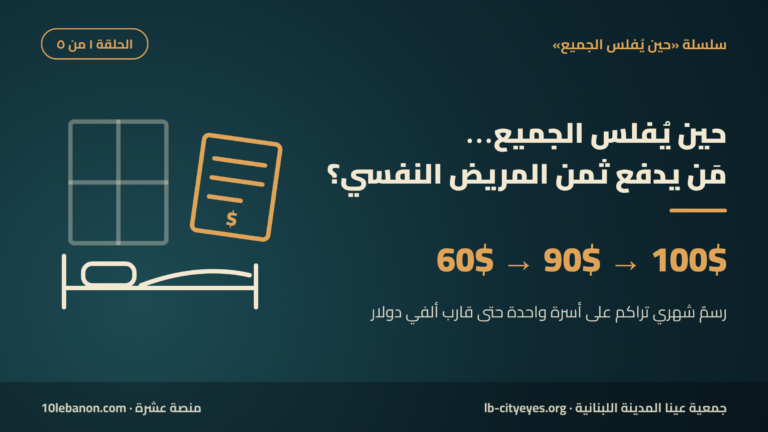 حين يُفلس الجميع… مَن يدفع ثمن المريض النفسي؟