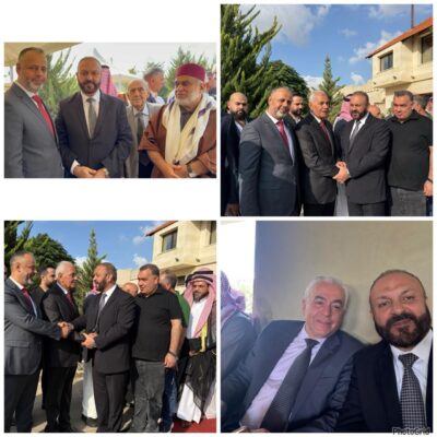 حركة تجمع أمان يشارك اهالي وادي خالد التهنئة بفوز السيد سالم الاحمد في عضوية مجلس الشعب السوري