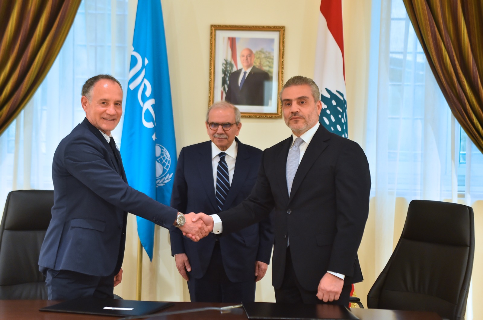 اليونيسف والحكومة اللبنانية توقعان خطط العمل المشتركة لتعزيز حياة الأطفال في لبنان